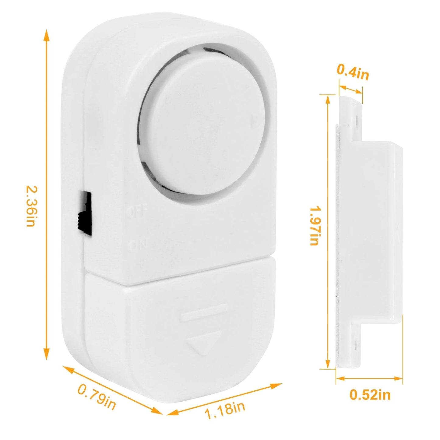 1 Set Wireless Window Door Magnet Alarms Magnetic Sensor Security