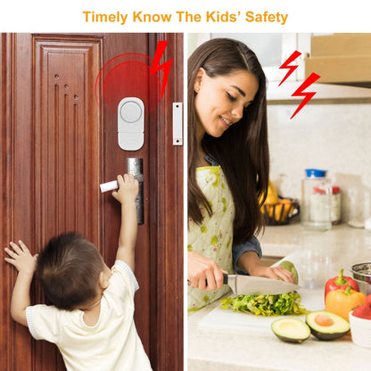 1 Set Wireless Window Door Magnet Alarms Magnetic Sensor Security
