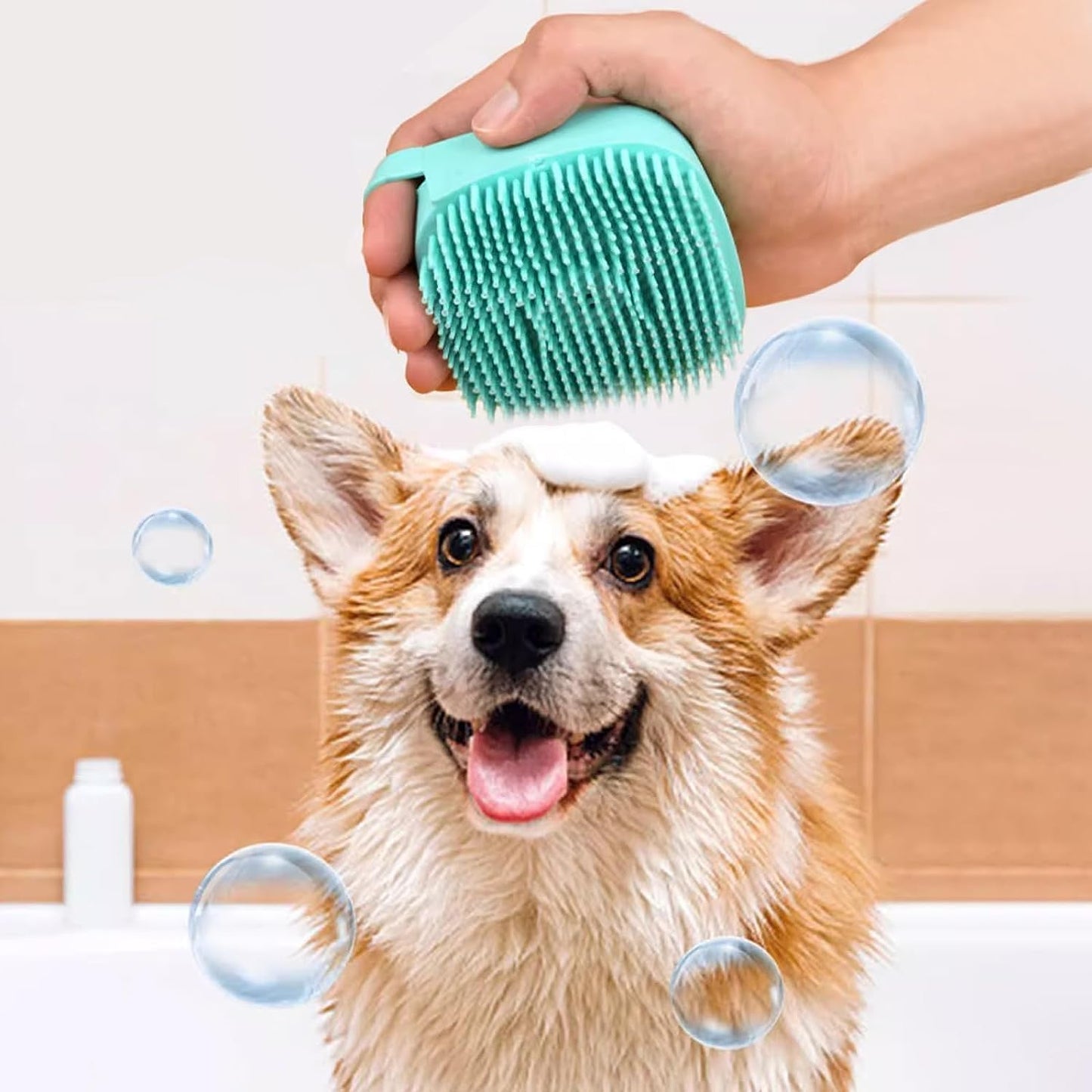 7pcs Pet Grooming Kit, Self-Cleaning Brush Shedding Kit With Nail