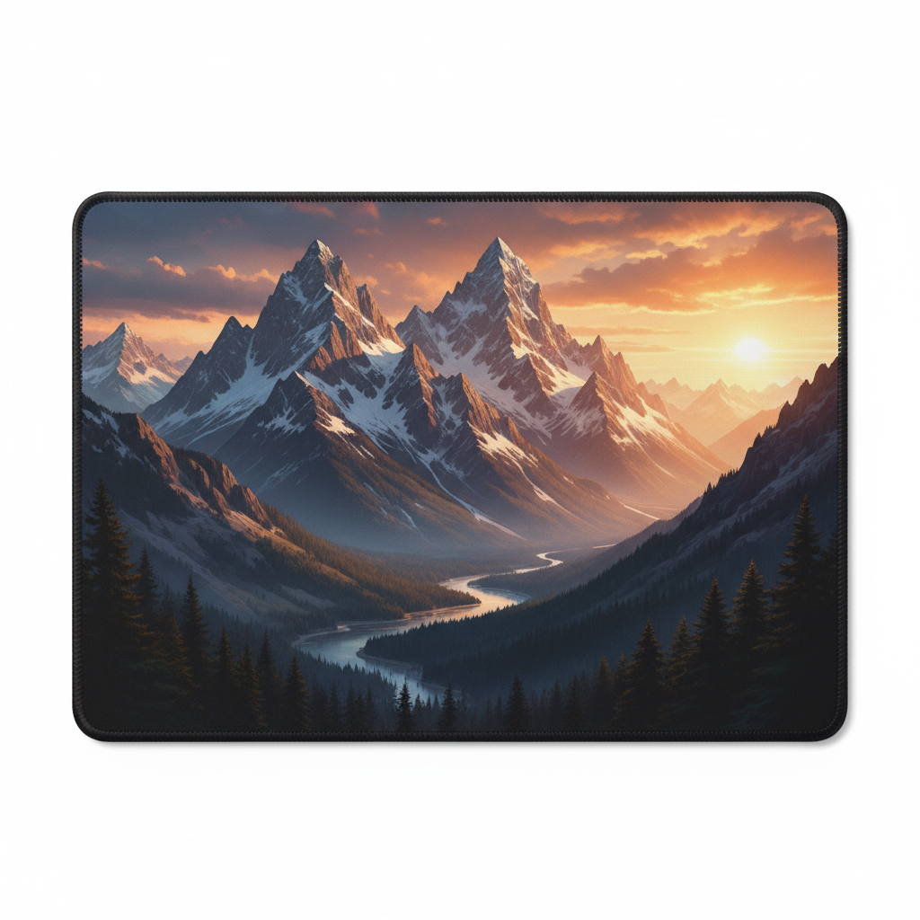 Nature Series Mouse Pad - Mountain Design