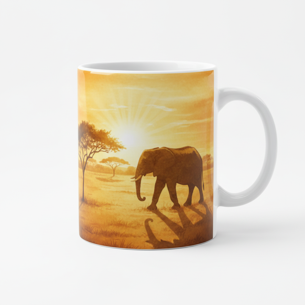 Endangered Species Coffee Mug - African Elephant