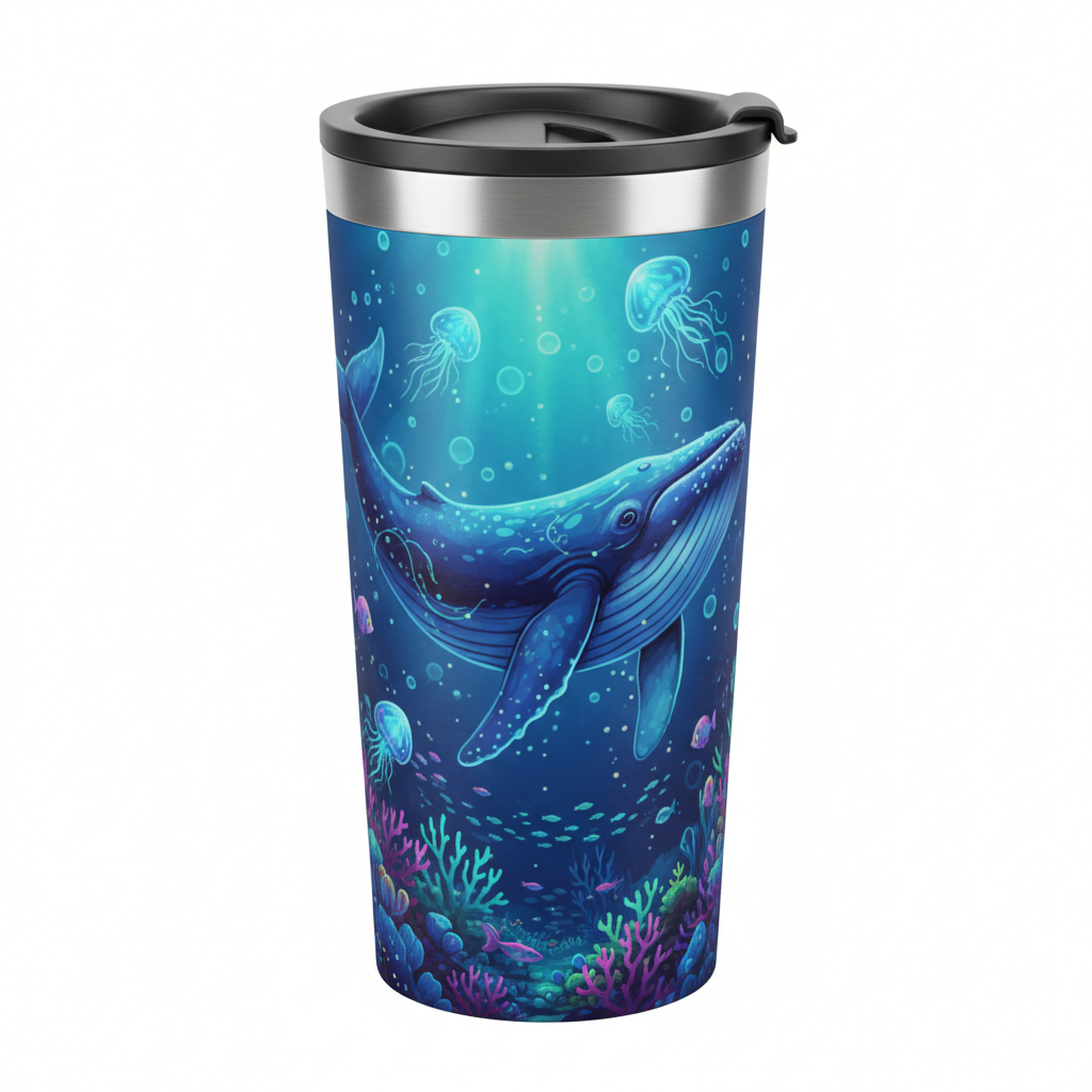 Endangered Species Travel Mug - Blue Whale