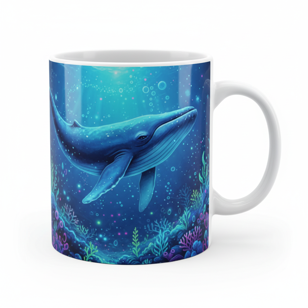 Endangered Species Coffee Mug - Blue Whale