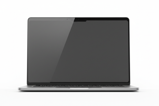 Anti-Glare Laptop Screen Protector applied to laptop