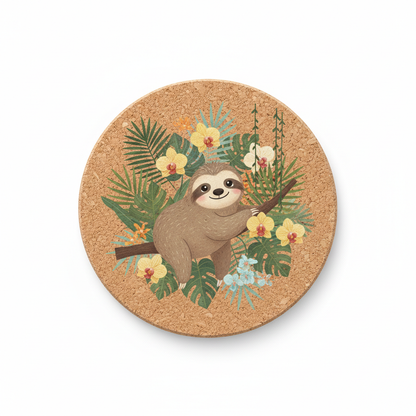 Endangered Species Coffee Cup Pad - Sloth