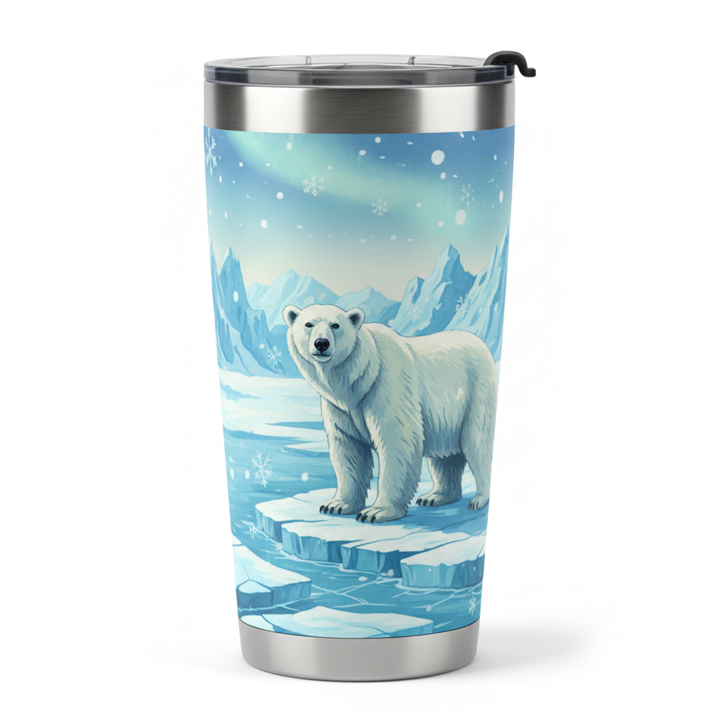 Endangered Species Travel Mug - Polar Bear
