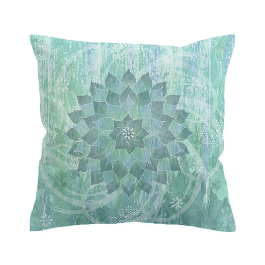 Creative Original Floral Lotus Cushion Cover